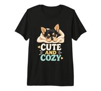 Chihuahua Dog Cozy Snuggle Premium T-Shirt