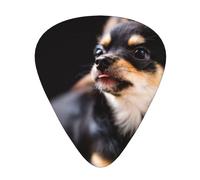 Chihuahua Dog Cute,12 Pcs Guitar Pick,3 Different Thickness Plectrums for Acoustic Guitar Bass Ukulele (0.46mm 0.96mm 0.71mm)
