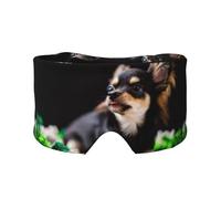 Chihuahua Dog Cute, Full Eye Covers Light Blocking Eye Mask Sleep Eye and Ear Muffs