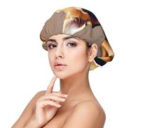 Chihuahua Dog Glasses 1 Premium Satin Sleep Cap - Protect Your Hair in Style, Black, One Size-M