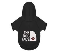 Chihuahua Dog Hoodie Paiaite Black Hoodie: Keep Your Puppy Warm and Stylish with A The Dog Face Printed Sweatshirt, Pet Clothes and Sweater Coat All in One