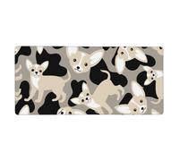 Chihuahua Dog,Mouse Pad Large Desk Pad Computer Keyboard Mouse Mat With Non Slip Rubber Base 40 x 90 cm