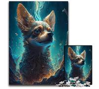 Chihuahua Dog Mythos 1000 Piece Puzzle Paper Jigsaw Puzzles Perfect for Christmas Halloween Easter New Year 1000 PCS(38x26cm)