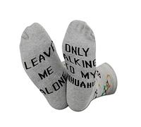 Chihuahua Dog Pet Lover Socks Leave Me Alone Only Talking To My Chihuahua Today Socks Gift for Dog Lover (U.Chihuahua)