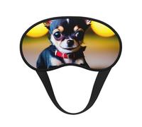 Chihuahua Dog Print Adults Kids Light Blocking Eye Cover for Travel Daily Use Nap Insomnia Camping