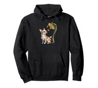 Chihuahua Dog Sunflower Pet Memorials Love for Chihuahuas Pullover Hoodie
