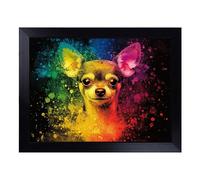 Chihuahua Dog Vol.2 | Lap Tray with Padded Cushion, Portable Surface with Bean Bag Base, Perfect Surface for Working, Crafting, TV Eating and Laptop Use