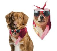 Chihuahua Dog Watch Movie Printed Dog Bandanas Pet Scarf Triangle Adjustable Kerchief Accessories for Cat Dog