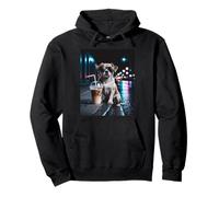 Chihuahua Drinking Iced Coffee, Boba Tea Dog Lover Pullover Hoodie