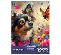 Chihuahua Elegant Jigsaw Puzzle Made for Unhurried Leisure Time, Presenting Fantasy with Understated British Charm And A Balanced Visual Rhythm 38x26cm/1000pcs