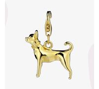 Chihuahua Gold Charm