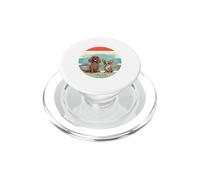 Chihuahua illustration Cocker Spaniel drawing beach scenes PopSockets PopGrip for MagSafe