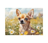 Chihuahua In A Summer Meadow Chopping Board Warren Reed - Designer Multi One Size