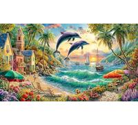 Chihuahua-in-Village Adult Jigsaws 1000Pc Educational Game Decompression Fun Present & Activity for Home for Adults and Kids Age 12 Years + Beautiful Decoration Puzzle 38x26/1000pcs