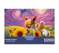 Chihuahua Jigsaw Puzzle For Adults Impossible Hard Challenge Challenging Game One Thousand Pieces Pet Educational Games Relaxing Gift 38x26cm/1000pcs