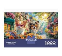 Chihuahua Jigsaw Puzzles Chihuahua Pair in Town 1000Pc For Adults & Kids Brain Development Fun Brainteasing Rainy Days 70x50cm/1000pcs