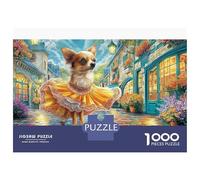 Chihuahua Jigsaws Chihuahua in Knit Hat 1000 Piece 100% Recycled Cardboard The Impossible Challenge Impossible Puzzle 38x26cm/1000pcs
