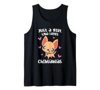 Chihuahua Just A Girl Who Loves Chihuahuas Gift Tank Top