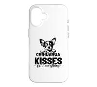 Chihuahua kisses fix everything Case for iPhone 16