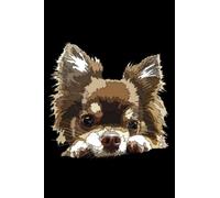 Chihuahua Long Hair Notebook: Chihuahua Long Haired Journal 120 Blank Pages 6x9 Chiwawa Gift for Women Mom Men Dad Girl Dog Lover