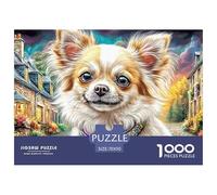 Chihuahua Master-Level Jigsaw Puzzles for Adults Embark on A 1000-Piece Advanced And Challenging Puzzle Games Journey - Positioned As The Ultimate Gift Jigsaw Puzzles for Adults And Kids Age 12