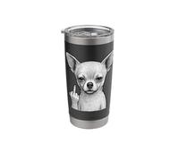 Chihuahua Middle Finger Sarcastic Dog Lover Stainless Steel Insulated Tumbler