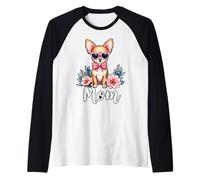 Chihuahua Mom Cute Dog Lover Raglan Baseball Tee