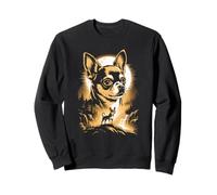 Chihuahua Moon Forest Waterfall Sweatshirt