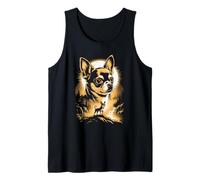 Chihuahua Moon Forest Waterfall Tank Top