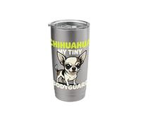 Chihuahua My Tiny Bodyguard Canine Pet Protector Owner Stainless Steel Insulated Tumbler