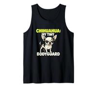 Chihuahua My Tiny Bodyguard Canine Pet Protector Owner Tank Top