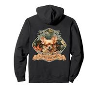 Chihuahua Nature Lover Vintage Floral Pullover Hoodie