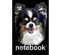 Chihuahua Notebook: Chiwawa Long Hair: Chihuahua Composition Notebook 120 Blank Pages 6x9 Chiwawa Gift Book for Women Mom Mommy Girl Men Dad Daddy Dog Lover