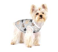 Chihuahua Paws And Bones,Cotton Sleeveless Pet T-Shirt Soft Stretchy Puppy Breathable Vest,M