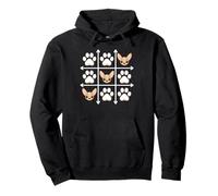 Chihuahua Paws Grid Game Chihuahuas Pullover Hoodie