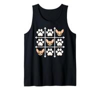 Chihuahua Paws Grid Game Chihuahuas Tank Top