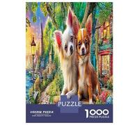 Chihuahua Portrait 1000 Piece Animal Jigsaw Puzzles for Puzzles 1000 Pieces Jigsaw for Adults Challenging Puzzles for Adults Birthday Gifts 52x38cm/1000pcs