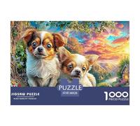 Chihuahua Puppies 1000 Piece Adults Puzzle Kids Age Games Puzzle Game Difficult Impossible Challenging & Brainteasing 38x26cm/1000pcs