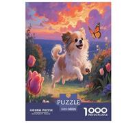 Chihuahua Puzzles 1000 Pieces Educational Games Decoration Puzzle Cute Pets Challenging for Adults for Relaxing Decor And Gift 38x26cm/1000pcs