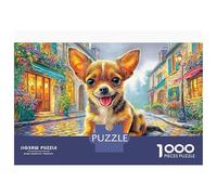 Chihuahua Puzzles Chihuahua in Scenic Lane 1000Pc For Adults & Kids Challenging & Brainteasing Classic Educational 38x26cm/1000pcs