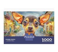 Chihuahua Puzzles Chihuahua Portrait 1000Pc For Adults & Kids Challenging & Brainteasing Classic Educational 52x38cm/1000pcs