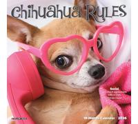 Chihuahua Rules 2026 Mini Wall Calendar