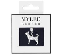 Chihuahua Silver Plated Charm