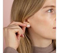 Chihuahua Silver Stud Earrings