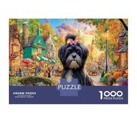Chihuahua Swim 1000 Pcs Jigsaw Puzzle Bundle: Ultra Difficult Challenge Fairy Tale Shih Tzu for After-school Puzzle Activity, A Puzzle for Serious Puzzlers 52x38cm/1000pcs