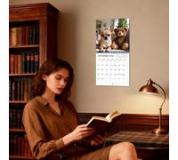 Chihuahua Wall Calendar, Premium Gloss Paper | Eight Inch Square Five Ounces Monthly Grid | This Adorable Family Diary With Photo Of Puppies Organizes Times For Aman