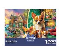 Chihuahua YogaDynamic Jigsaw Puzzles for Adults Offering 1000 Advanced And Challenging Puzzle Games Designed for Both Women And Men - These High-Engagement Jigsaw Puzzles Are Perfect for Adults And K