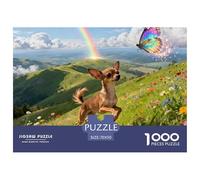 Chihuahua1000 Piece Puzzle Puzzle Games Cute Dogs Clever Puzzles for Adult 70x50cm/1000pcs