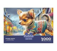 ChihuahuaOverwhelming 1000-Piece Jigsaw Puzzles for Adults A Crusade Through Impossible, Hard, And Difficult Challenging Puzzle Games - The Most Prestigious Gift for Adult And Teenage Conquerors Age