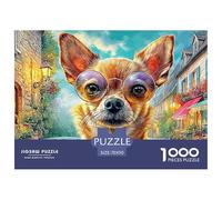 ChihuahuaPhenomenal 1000-Piece Jigsaw Puzzles for Adults The Definitive Encounter with Impossible, Hard, Difficult Challenging Puzzle Games - This Is The Crowning Gift Jigsaw Puzzles for Adults And K